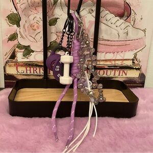 Beaded Bag Charm / Phone Charm